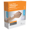 AeroPlast Transparent Large Patch 7.5 x 5cm Box/10 (Pack of 6) | Mega Office Supplies