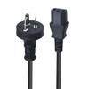 Lindy 0.5m Power Cable 10A 3-Pin Plug To IEC C13 Socket, Black | Mega Office Supplies