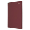 Collins Belmont Diary 2025 347.V78 A4 PVC Week To A View Cherry Red | Mega Office Supplies