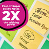 Post-it Canary Yellow 76 x 76mm Super Sticky Notes Pack of 12 654R-12SSCY