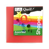 Quill Shapes Matte Squares 127mm Double Sided 80gsm Assorted Colours Pack 360 | Mega Office Supplies