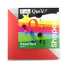 Quill Shapes Matte Triangles 80gsm Assorted Colours Pack 360 | Mega Office Supplies