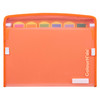 ColourHide A4 Expanding File Tangerine Zip It | Mega Office Supplies