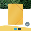 Leitz Yellow Cosy 3 Flap Folder Card A4 Pack of 10 | Mega Office Supplies
