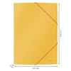 Leitz Folder Card A4 Yellow Cosy 3 Flap Pack of 10 | Mega Office Supplies