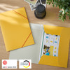 Leitz A4 Yellow Cosy 3 Flap Folder Card Pack of 10 | Mega Office Supplies