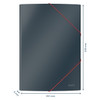 3 Flap Folder Card A4 Grey Pack of 10 Leitz Cosy