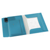 Leitz 3 Flap Folder with Pocket A4 Blue Cosy Pack of 10 | Mega Office Supplies