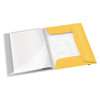 Leitz Yellow Cosy 3 Flap Folder with Display Book A4 Pack of 10 | Mega Office Supplies