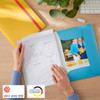 Blue Cosy 3 Flap Folder with Display Book A4 Pack of 10 Leitz