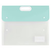 Marbig A3 Expanding Art Portfolio with Handle Assorted Pastel | Mega Office Supplies