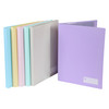 Marbig Non-Refillable Display Book 20 Pocket A4 Pastel Assorted Pack 6 | Mega Office Supplies