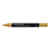 Staedtler 349 Lumocolor Paint Acrylic Marker Gold Pack of 10 | Mega Office Supplies