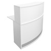 Rapidline Modular Reception Counter 1339 x 872 x 1160mm Natural White | Mega Office Supplies