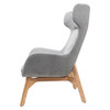 Rapidline Calypso Wing Back Light Grey Lounge Chair