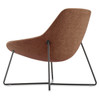 Rapidline 755 x 730 x 760mm Rust Lutie Cross Base Breakout Lounge Chair | Mega Office Supplies