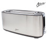 Nero 4 Slice Long Toaster Stainless Steel
