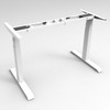 Rapidline Boost Plus Single Sided Height Adjustable Workstation Frame White | Mega Office Supplies