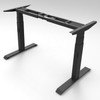 Rapidline Frame Black Boost Plus Single Sided Height Adjustable Workstation | Mega Office Supplies