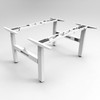 Rapidline Boost Plus Back To Back Height Adjustable Workstation Frame White | Mega Office Supplies