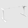Rapidline Boost Light Single Sided Height Adjustable Workstation Frame White | Mega Office Supplies