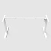Rapidline Frame White Boost Light Single Sided Height Adjustable Workstation | Mega Office Supplies