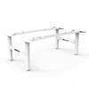 Rapidline Boost Static Back To Back Fixed Height Workstation Frame White | Mega Office Supplies