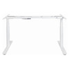 Rapidline Frame White Halo Plus Single Sided Height Adjustable Workstation | Mega Office Supplies