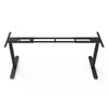 Rapidline Frame Black Halo Plus Single Sided Height Adjustable Workstation | Mega Office Supplies