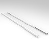 Rapidline White Boost Plus and Halo Plus Rail Extensions Beam | Mega Office Supplies