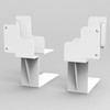 Rapidline Boost and Halo Single Side Workstation Screen Bracket White | Mega Office Supplies