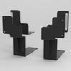 Rapidline Boost and Halo Single Side Workstation Screen Bracket Black | Mega Office Supplies