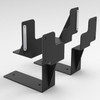 Rapidline Single Side Workstation Screen Bracket Black Boost and Halo | Mega Office Supplies