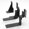Rapidline Screen Bracket Black Boost and Halo Single Side Workstation | Mega Office Supplies