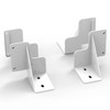 Rapidline Screen Bracket Set of 4 Only White for Boost Plus Workstation