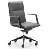 Rapidline Mirage Medium Back Executive Chair Black Leather