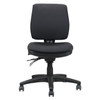 Rapidline Ergo Midi Medium Back Operator Chair Black Fabric