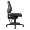 Rapidline Ergo Midi Black Fabric Medium Back Operator Chair