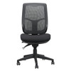 Rapidline Merida High Back Mesh Operator Chair Black Fabric
