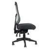Rapidline Merida High Back Mesh Black Fabric Operator Chair