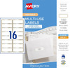 Avery Multi-Use Labels with Gold Border - 10/Pack - 63.5 x 24 mm, Laser & Inkjet | 16UP | Mega Office Supplies
