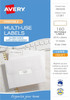 Avery 10/Pack - 63.5 x 24 mm, Laser & Inkjet | 16UP - Multi-Use Labels with Gold Border | Mega Office Supplies
