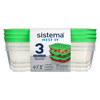 Sistema Nest It Green Container 1L Pack of 3