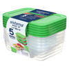 Sistema Nest It Meal Prep Container 870ml Green Pack of 5