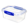 Sistema Klip It Plus Rectangle Plastic Container 1L Dark Blue