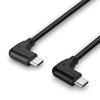 USB 2.0 Type C Cable Lindy 2 x 90 Degree 1m