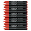 Staedtler Lumocolor Permanent Omnigraph Crayon Red Pack 12 | Mega Office Supplies