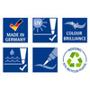 Staedtler Yellows and Oranges Pack of 6 371 Pigment Arts Brush Pen | Mega Office Supplies