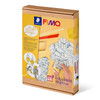 Fimo 8025 HTC Oven-Bake Modelling Clay How-To-Create Set "Marble Design" | Mega Office Supplies