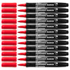 Artline Supreme Permanent Marker Single Red Antimicrobial Pack of 12 | Mega Office Supplies